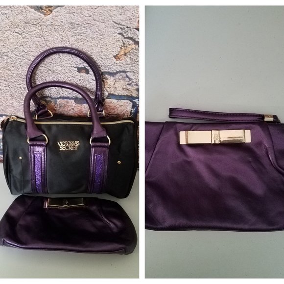 Barrel Bag w/Clutch Cosmetic Bag - Picture 2 of 7